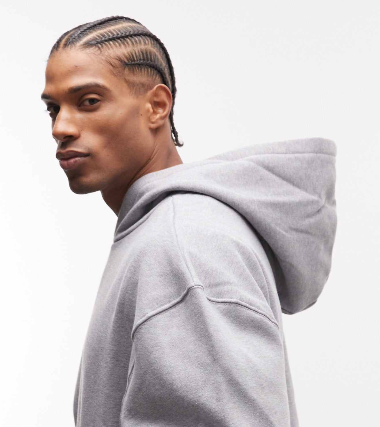 BNL-Wear premium heavyweight oversized hoodie heather gray
