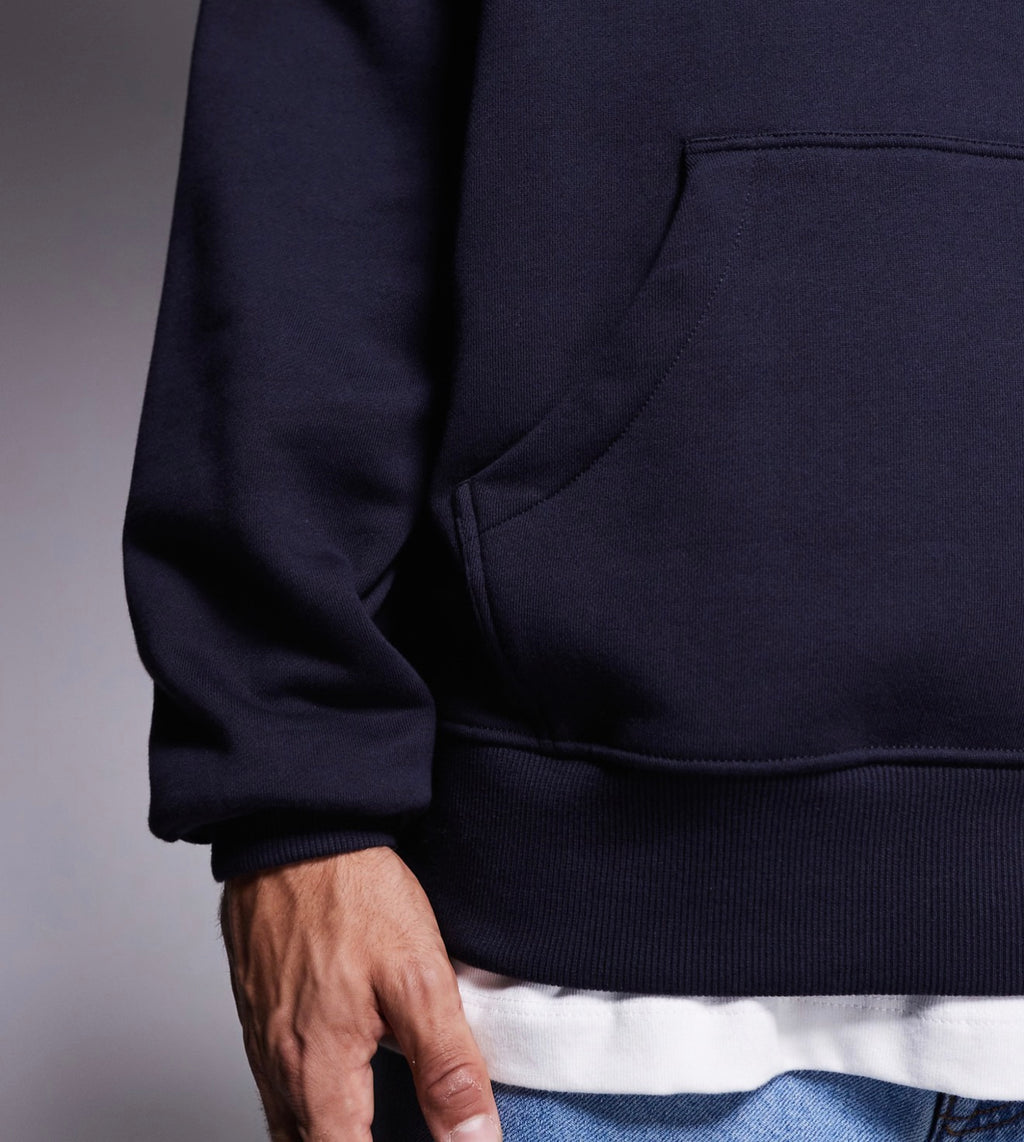 BNL-Wear premium heavyweight oversized hoodie  navy
