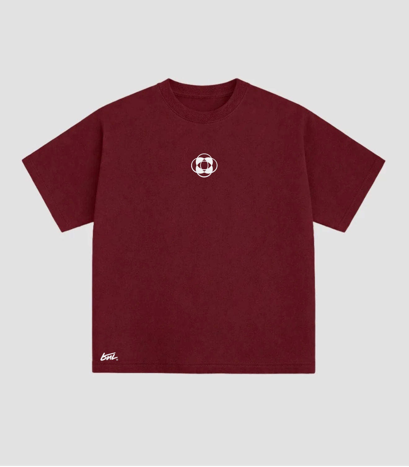 T-Shirt BNL Boxy Fit 190GSM Merlot