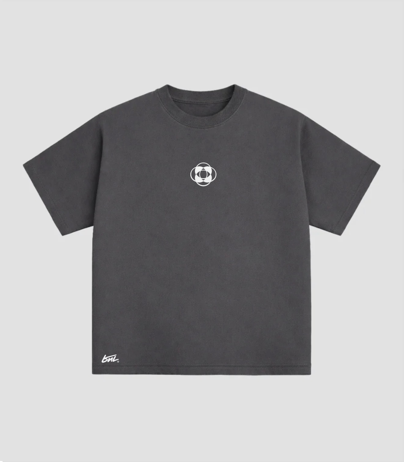 T-Shirt BNL Boxy Fit 190GSM Dark Grey