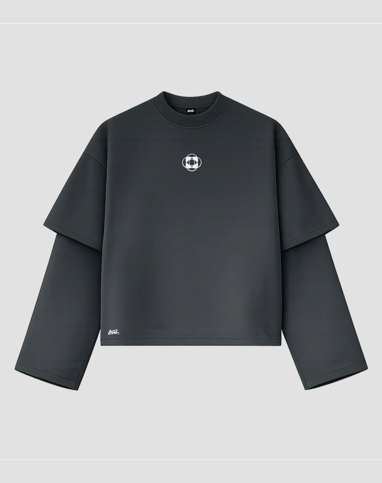DOUBLE LONG SLEEVE BNL 220GSM BLACK