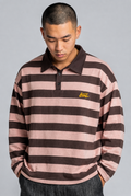 Oversized Long Sleeve Rugby Polo