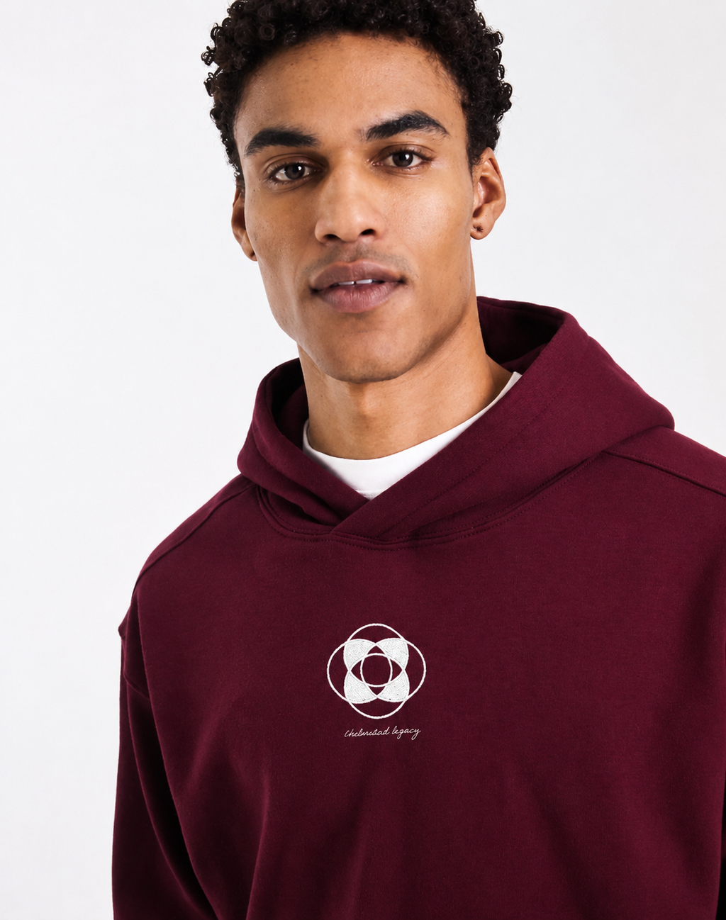 BNL-Wear Cotton On box fit hoodie in velvet plum