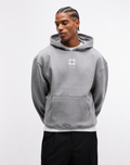 BNL-Wear premium heavyweight oversized hoodie heather gray