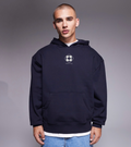 BNL-Wear premium heavyweight oversized hoodie  navy